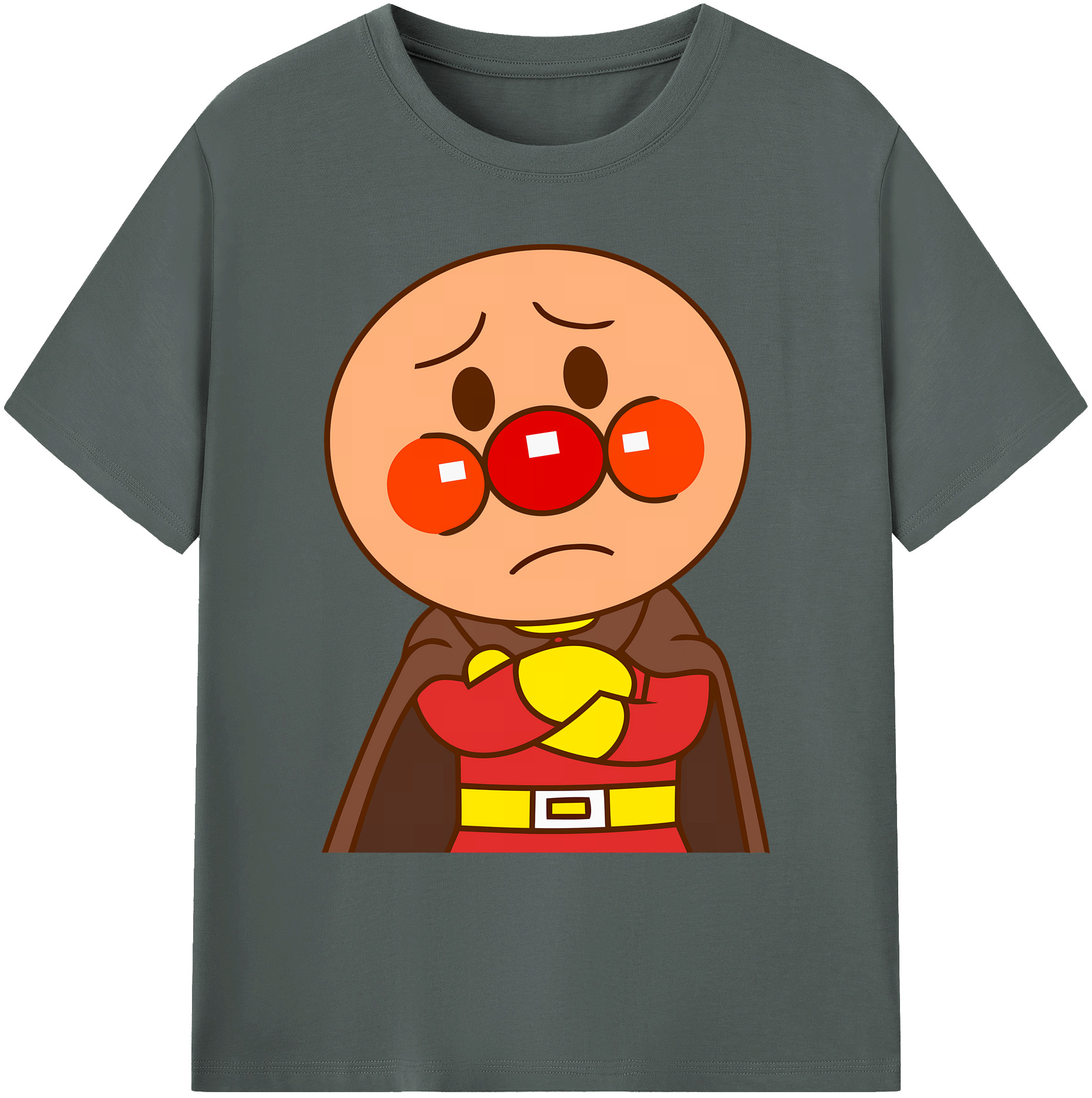 （画像用） アンパンマン Anpanman 綿100％ メンズ半袖Tシャツ｜肌触りやわらか＆通気性